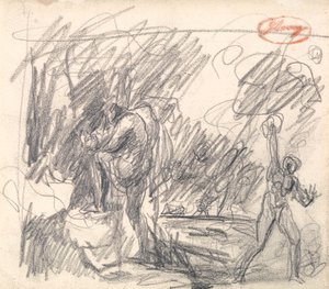 Porzucenie i uratowanie Perdity z „Opowieści zimowej” autorstwa George Romney