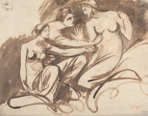 Trzy młode czarownice autorstwa George Romney