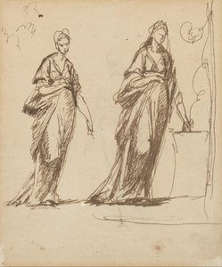 Dwie postacie kobiece autorstwa George Romney
