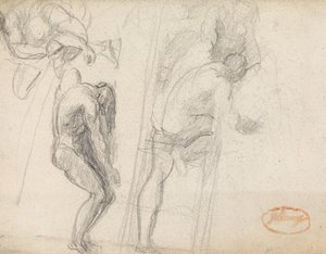 Dwa studia postaci autorstwa George Romney
