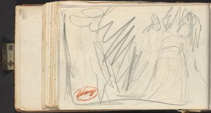 Dwie postacie w powiewających szatach autorstwa George Romney