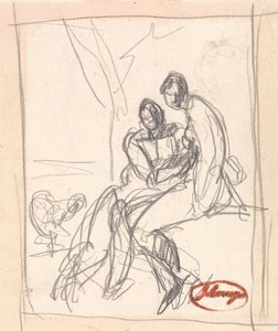 Dwóch kochanków autorstwa George Romney