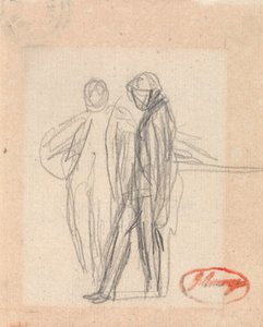 Dwie stojące postacie autorstwa George Romney