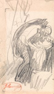 Nieznana osoba: mężczyzna z dzieckiem autorstwa George Romney