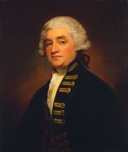 Wiceadmirał Sir Joshua Rowley (1734-1790) autorstwa George Romney