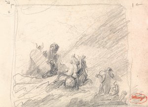 Wolgemuth ratuje rozbitków u wybrzeży Przylądka Dobrej Nadziei autorstwa George Romney