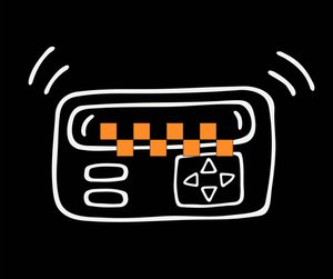 Beep Beep, 2023 (obraz na płótnie) autorstwa George Rosaly