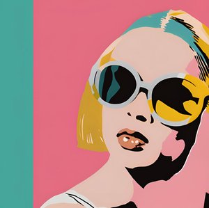 Glamorous Gaze, 21 wiek (malarstwo) autorstwa George Rosaly