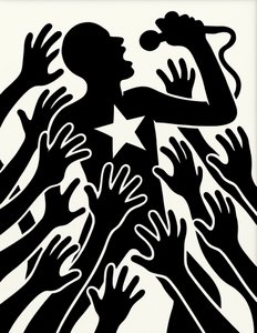 Rise Against the Pull, 2025 (akryl na płótnie) autorstwa George Rosaly