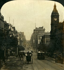 Miasta Słonecznego Południa, Melbourne, Wiktoria, Australia, 1909.