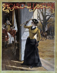 Kobieta w stroju myśliwskim - w „Ilustrowanym Figaro” z października 1895 r.