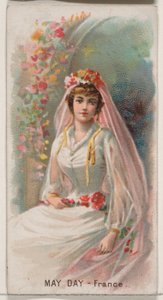 May Day, Francja, z serii Holidays N80 dla papierosów marki Duke, 1890., 1890.