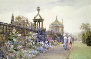 Montacute, Słoneczniki, 1886 autorstwa George Samuel Elgood