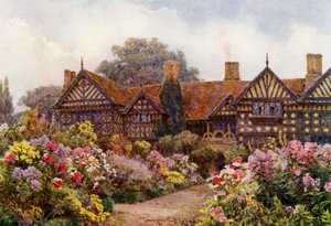 Speke Hall, Lancashire (druk kolorowy) autorstwa George Samuel Elgood