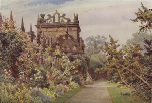 Dziedziniec, Hardwick autorstwa George Samuel Elgood