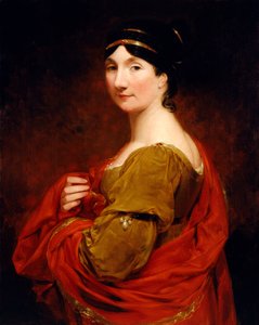 Frederika, hrabina Mansfield (olej na płótnie)