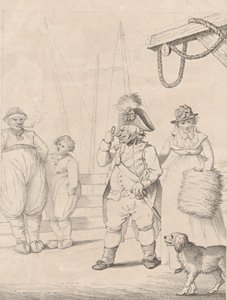 Prawdziwi mieszkańcy tej ziemi, 10 stycznia 1796 r. autorstwa George Shepheard
