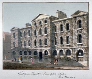 Giltspur Street Compter, City of London, 1812. autorstwa George Shepherd
