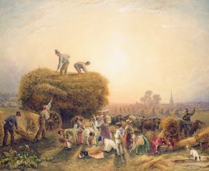 Sianokosy, 1832 (wc na papierze) autorstwa George Shepherd
