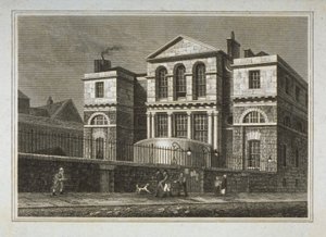 Widok Domu Sesyjnego, Old Bailey, 1812 autorstwa George Shepherd