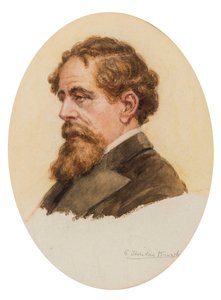 Portret Karola Dickensa.