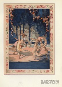Ilustracja do „Szczęśliwego hipokryta” Maxa Beerbohma (kolor lito) autorstwa George Sheringham