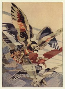 Wielki orzeł stworzył dla niego wiatry (kolor lito) autorstwa George Sheringham