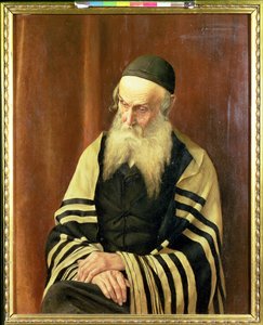 Aszkenazyjski rabin Jerozolimy autorstwa George Sherwood Hunter