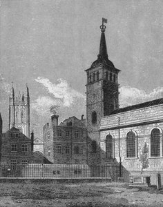 St Peters Church, Cornhill, City of London, 1811 1911