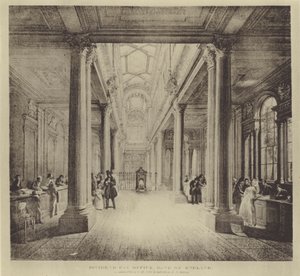 Biuro wypłaty dywidendy, Bank of England autorstwa George Snr (after) Scharf