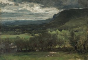 Montclair, New Jersey, ok. 1878 (olej na płótnie) autorstwa George Snr. Inness