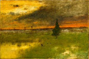 Samotna sosna autorstwa George Snr. Inness