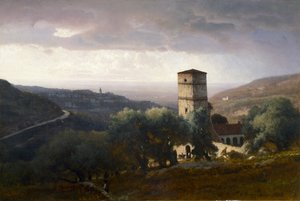 Widok na Rzym z Tivoli autorstwa George Snr. Inness