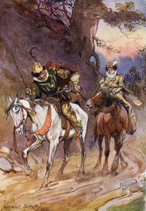 Kiedy koń Katarzyny się potknął, zaczął szturmować i przeklinać biedną, zblazowaną bestię autorstwa George Soper