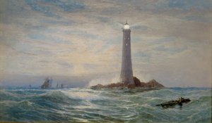 Latarnia morska Eddystone autorstwa George Stanfield Walters