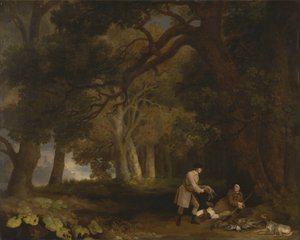 Odpoczynek po strzelaninie autorstwa George Stubbs