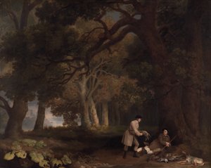 Odpoczynek po strzale, 1770. autorstwa George Stubbs