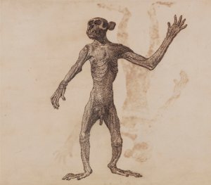 Stojąca Małpa, Widok Z Przodu autorstwa George Stubbs