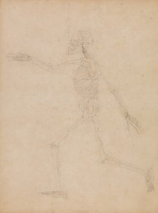 Studium postaci ludzkiej, widok boczny, z „Porównawczej anatomicznej ekspozycji budowy ciała ludzkiego z ciałem tygrysa i drobiu zwyczajnego” autorstwa George Stubbs