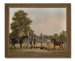 William Henry Cavendish-Bentinck, 3. książę Portland i jego młodszy brat Lord Edward, 1767-68 autorstwa George Stubbs