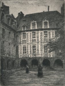 „Dom Victora Hugo, Places des Vosges”, 1915 autorstwa George T Plowman