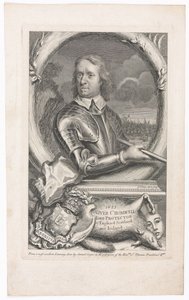 ?1653 Oliver Cromwell Lord Protektor Anglii, Szkocji i Irlandii? autorstwa George Vertue