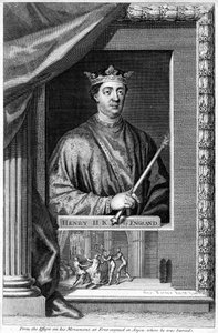 Henryk II, król Anglii, XVIII wiek. autorstwa George Vertue