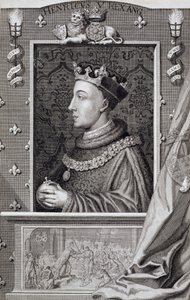 Henryk V (1387-1422), po obrazie w Pałacu Kensington autorstwa George Vertue