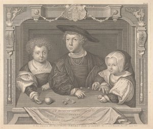 Três filhos de Henrique VII e Elizabeth Sua Rainha, Príncipe Arthur, Príncipe Henry e Princesa Margaretpolish