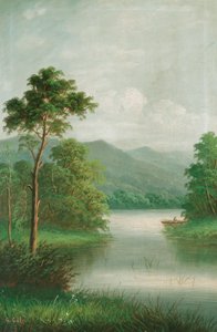 Łódź na rzece, 1801