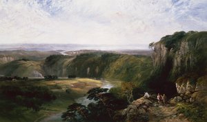 Chepstow z Windcliff autorstwa George Vicat Cole