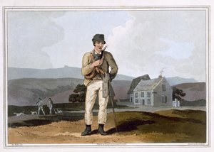 The Moor Guide, rytowany przez Roberta Havella Starszego, opublikowany w 1814 przez Robinson and Son, Leeds