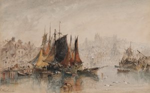 Port Whitby (atrament i toaleta na papierze)