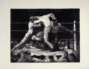 Jeleń u Sharkeya autorstwa George Wesley Bellows
